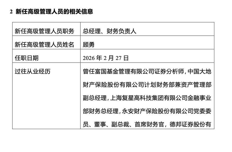 东财基金“换帅”!顾勇接棒,沙福贵“另有安排”,公募高管变更潮持续发酵 新闻 东财基金“换帅”!顾勇接棒,沙福贵“另有安排”,公募高管变更潮持续发酵 新闻