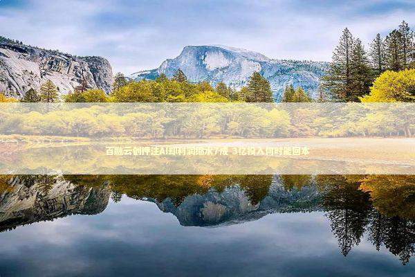 百融云创押注AI却利润缩水7成 3亿投入何时能回本 新闻